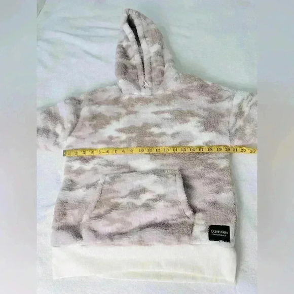 Calvin Klein Performance Camo Hooded Sweatshirt Size XS - Picture 5 of 9